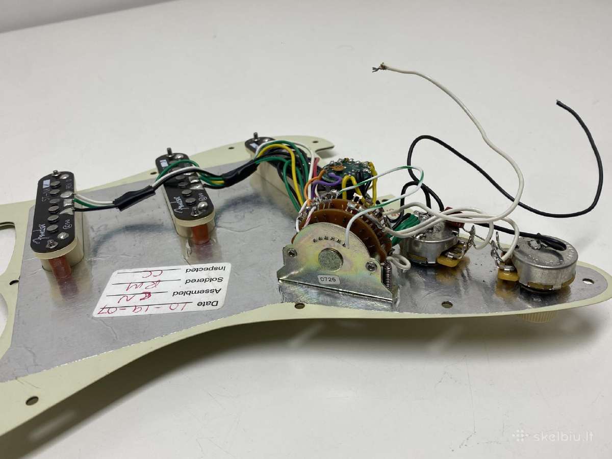Fender Stratocaster Loaded Pickguard Scn & S-1 - nuotraukos Nr. 17