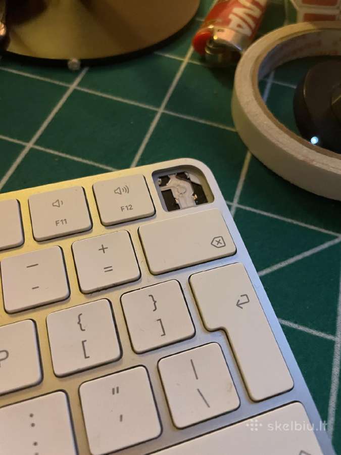 Apple keyboard be dviejų mygtukų - nuotraukos Nr. 3
