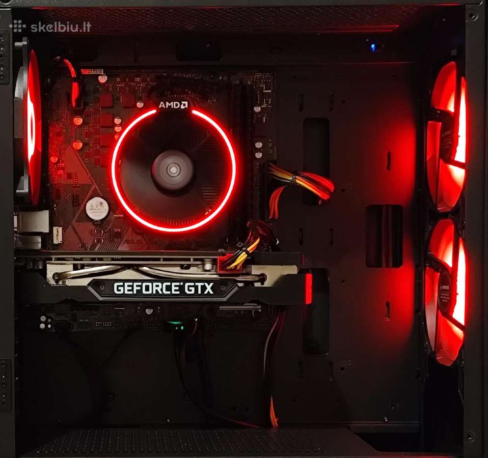 Žaidimų kompiuteris su Ryzen7/SSD/16gb/1660s 6gb - nuotraukos Nr. 5