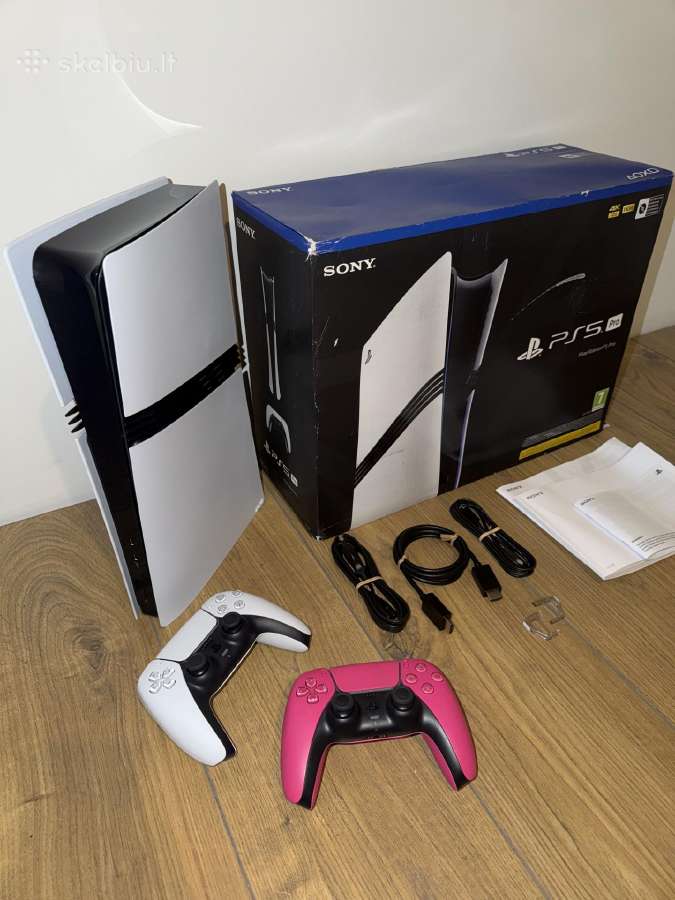 Playstation 5 Pro 2tb + 2x Dualsense - nuotraukos Nr. 2