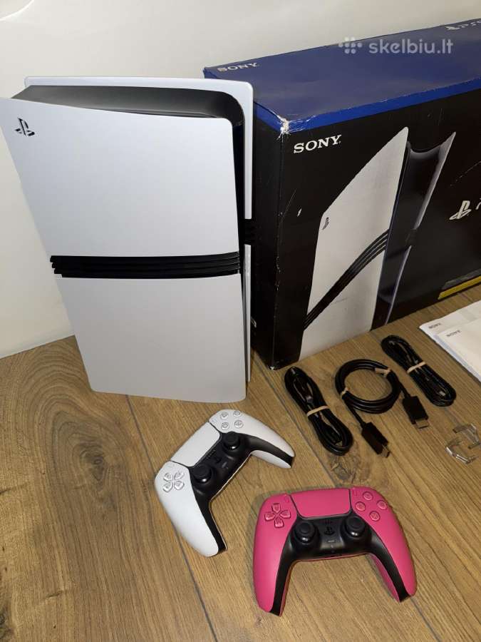 Playstation 5 Pro 2tb + 2x Dualsense - nuotraukos Nr. 3