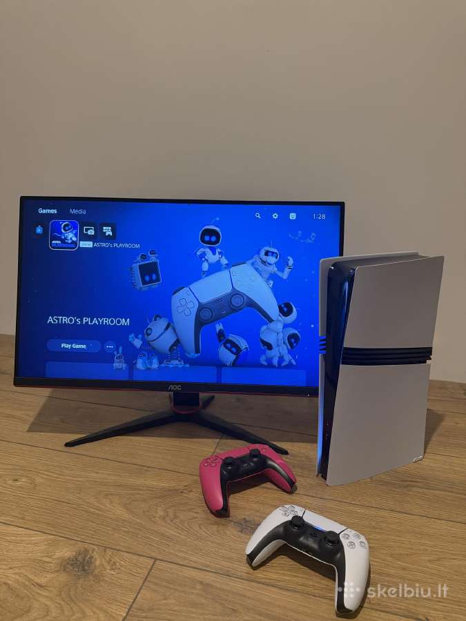 Playstation 5 Pro 2tb + 2x Dualsense - nuotraukos Nr. 4