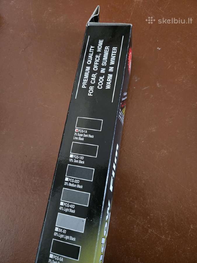 Solux super dark black tamsinimo plėvelės 19 vnt. - nuotraukos Nr. 2