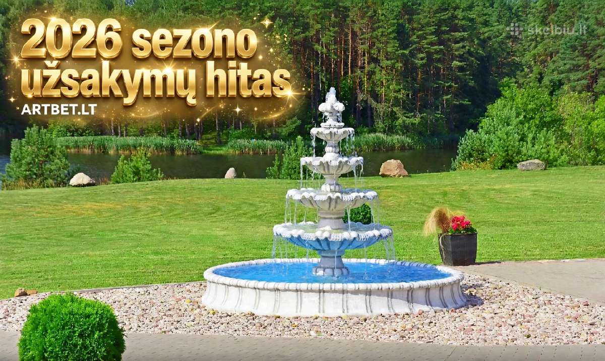 Lauko gėlių vazonai, skulptūros, fontanai ir t.t. - nuotraukos Nr. 20