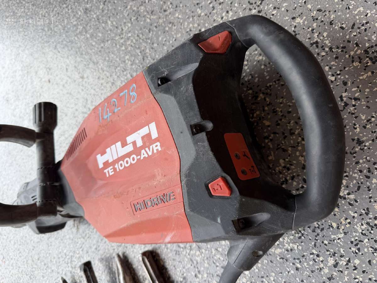 Hilti Te 1000 + 5 originalūs antgaliai - nuotraukos Nr. 4
