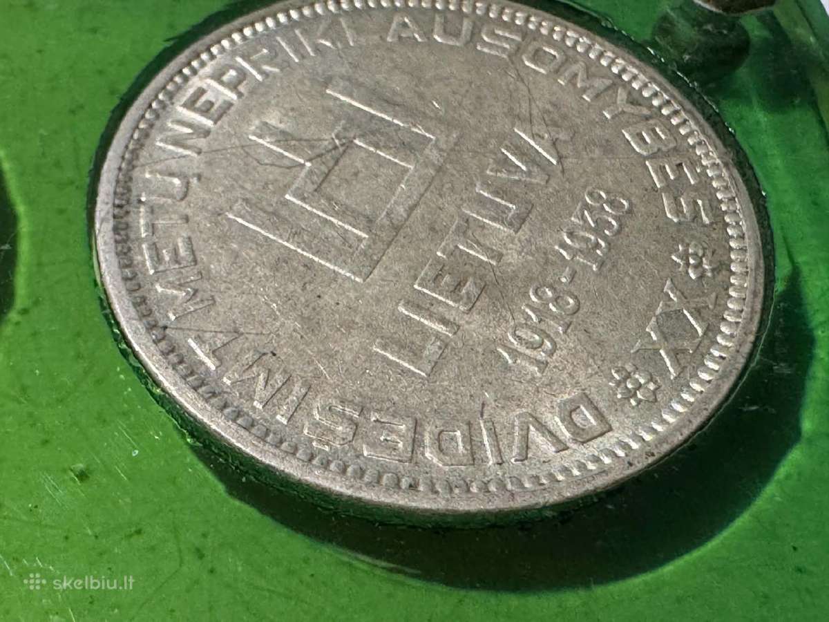 Tarpukario Smetonos Monetu retu monetu komplektas - nuotraukos Nr. 7