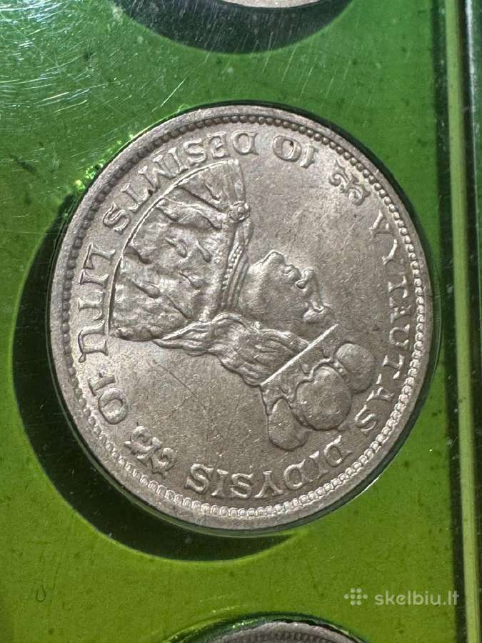 Tarpukario Smetonos Monetu retu monetu komplektas - nuotraukos Nr. 11