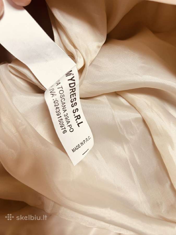 Stilinga Ely smėlio spalvos striukė–apsiaustas XL - nuotraukos Nr. 7