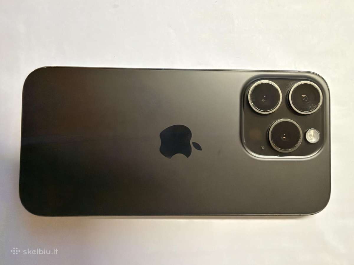 iPhone 15 Pro 256 GB – Black Titanium - nuotraukos Nr. 10