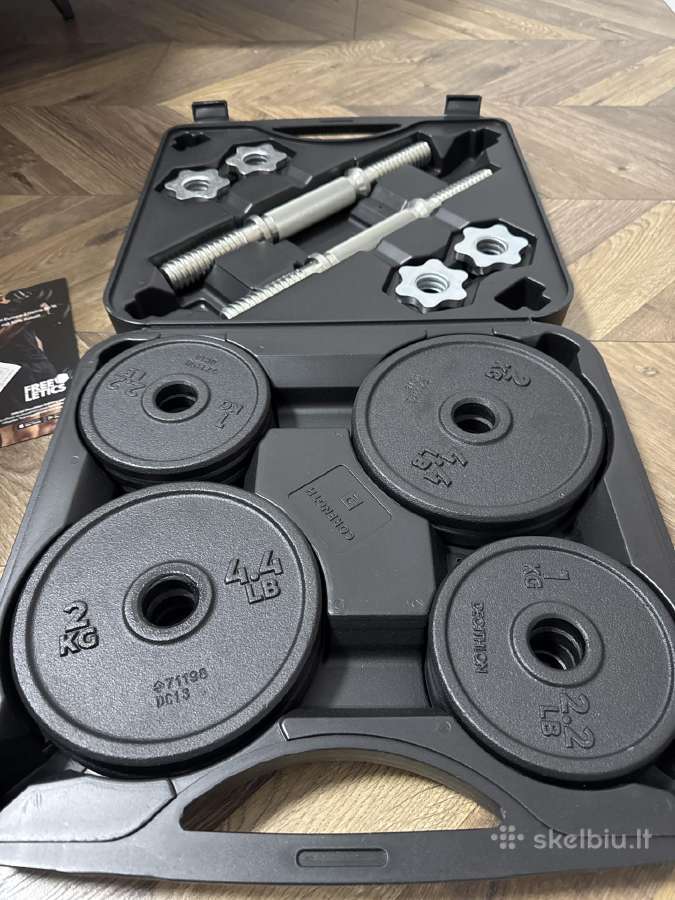 Hanteliai - Nauji - 20 Kg - nuotraukos Nr. 2