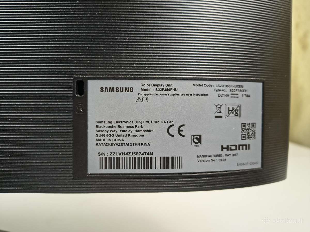 Monitorius Samsung 21, 5" - nuotraukos Nr. 3