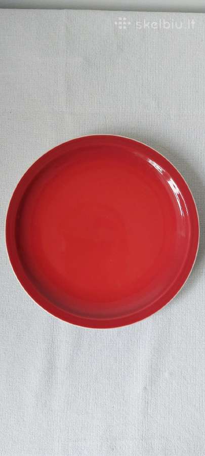Pigiai! Raudonos lėkštės (įstr. 21 cm) - nuotraukos Nr. 3
