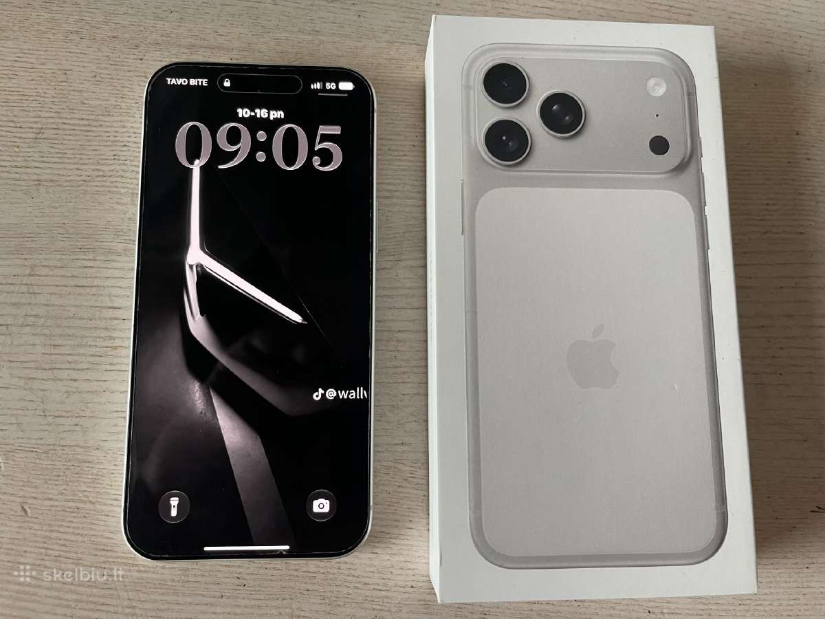 iPhone 17 pro max 256gb Garantija salono - nuotraukos Nr. 6