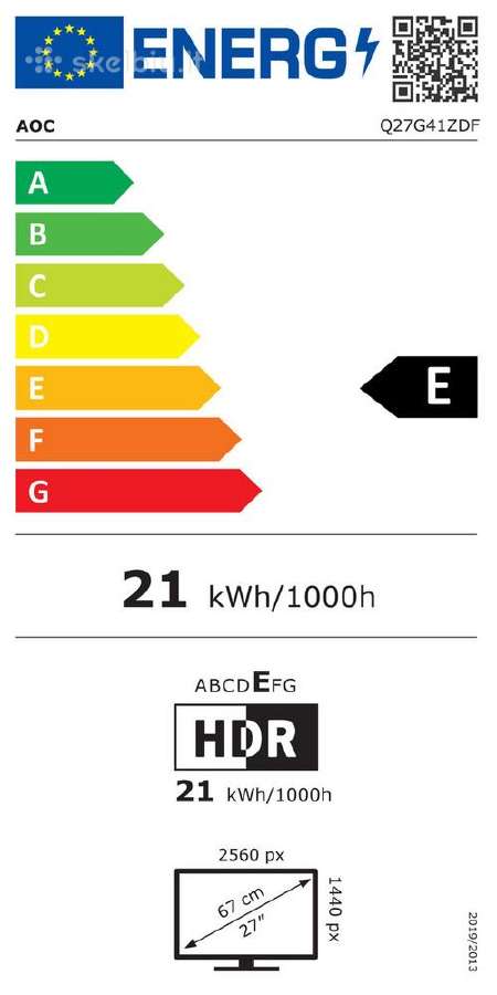 Aoc Q27g41zdf 26.5 " Qd-oled - nuotraukos Nr. 3