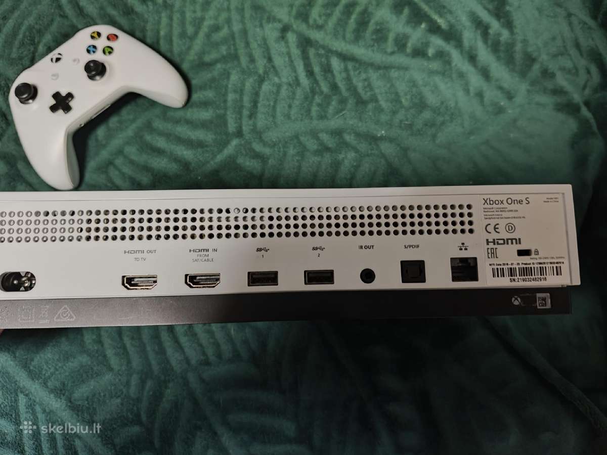Xbox one s konsole - nuotraukos Nr. 4