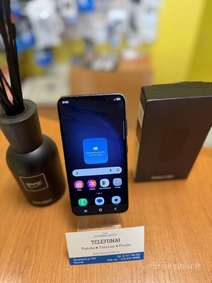 Samsung S23 256gb Black Su Garantija - nuotraukos Nr. 2