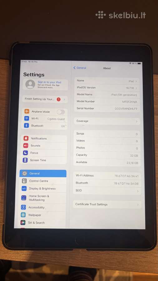 Naudota planšete Apple iPad - nuotraukos Nr. 4