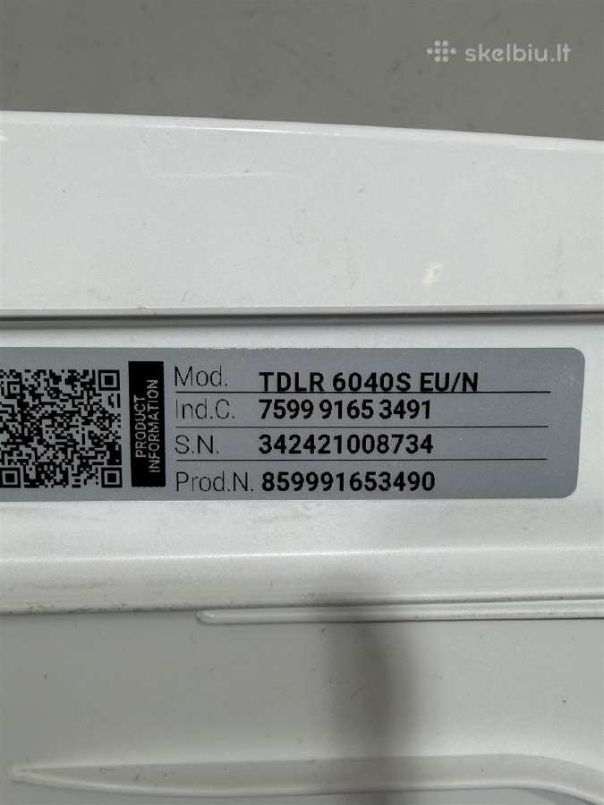 Whirpool Tdlr 6040s Eu/n Per Virsu Kraunama - nuotraukos Nr. 4