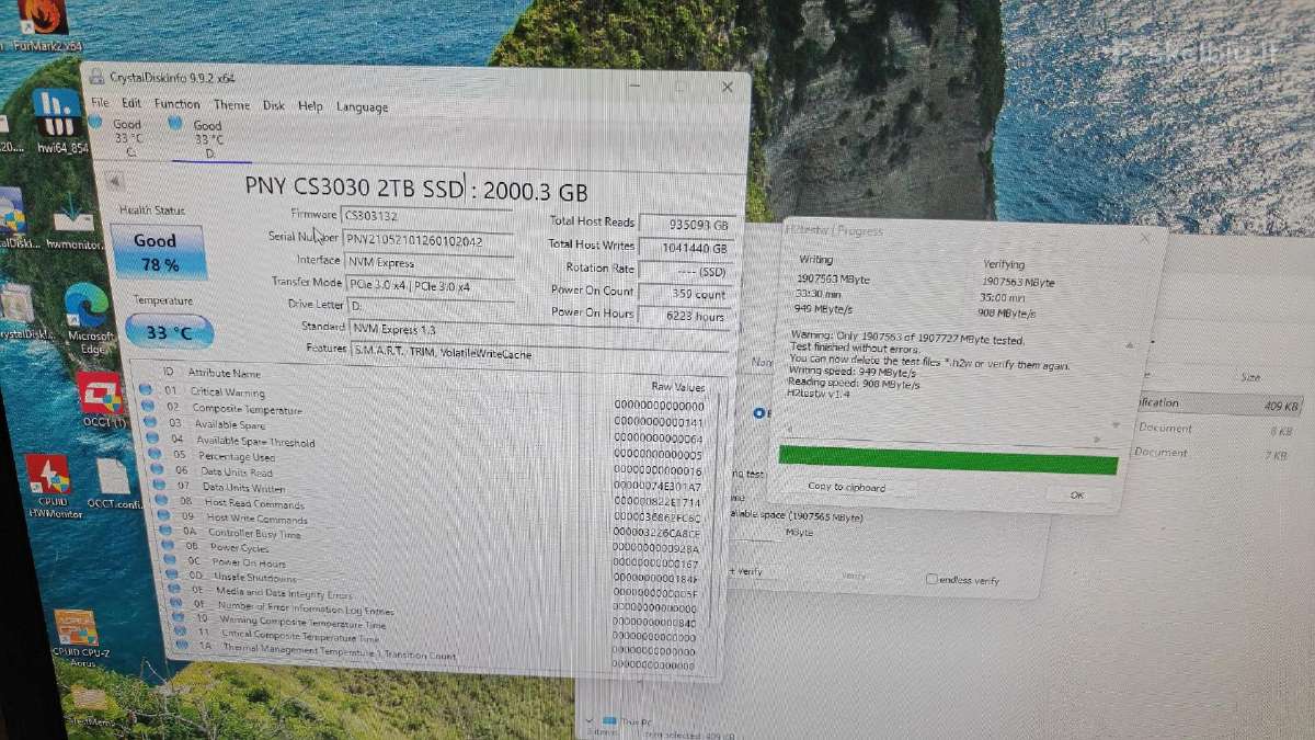 Pny Cs3030 2tb Nvme M.2 SSD Pcie 3.0 x4 - nuotraukos Nr. 3
