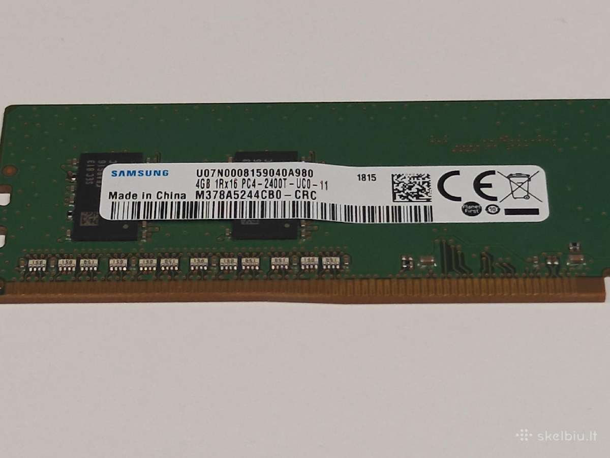 Samsung Ddr4 8gb(2x4gb) 2400mhz Cl17 - nuotraukos Nr. 2