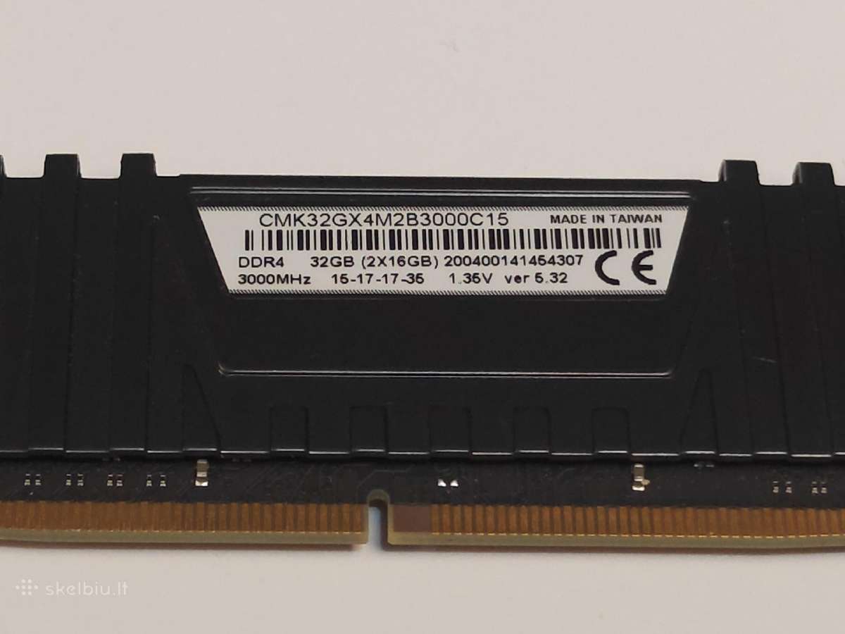 Corsair Vengeance Lpx Ddr4 16gb 3000mhz Cl15 - nuotraukos Nr. 3