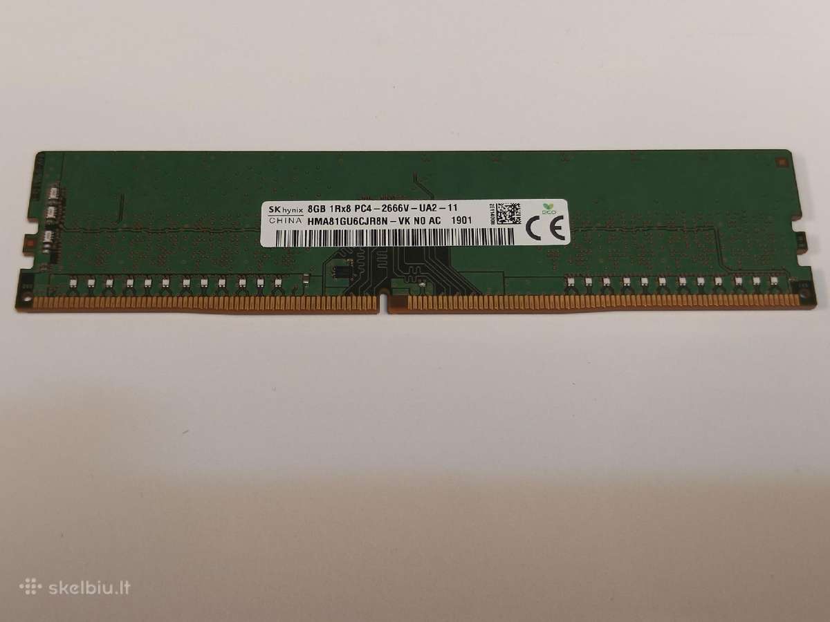 Sk hynix Ddr4 8gb 2666mhz Cl19 - nuotraukos Nr. 2