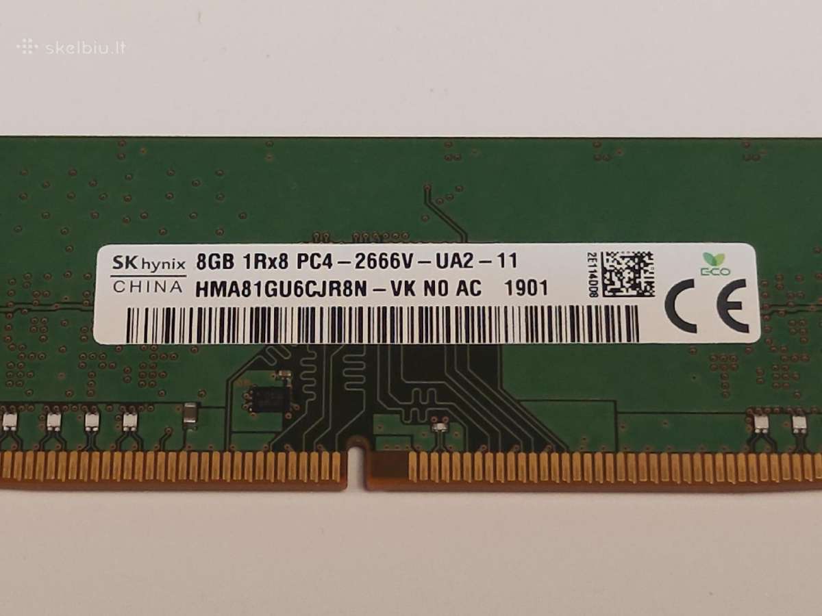 Sk hynix Ddr4 8gb 2666mhz Cl19 - nuotraukos Nr. 3