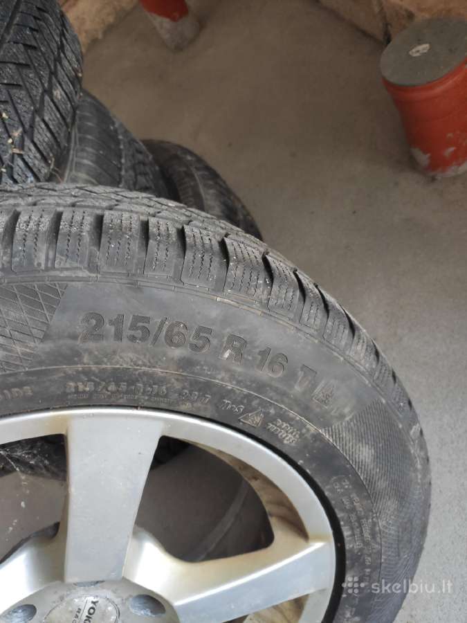 Padangos Continental 215/65 R16 T su ratlankiais - nuotraukos Nr. 5