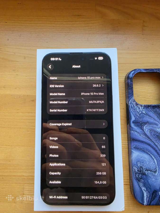 iPhone 15 Pro Max 256gb - nuotraukos Nr. 4