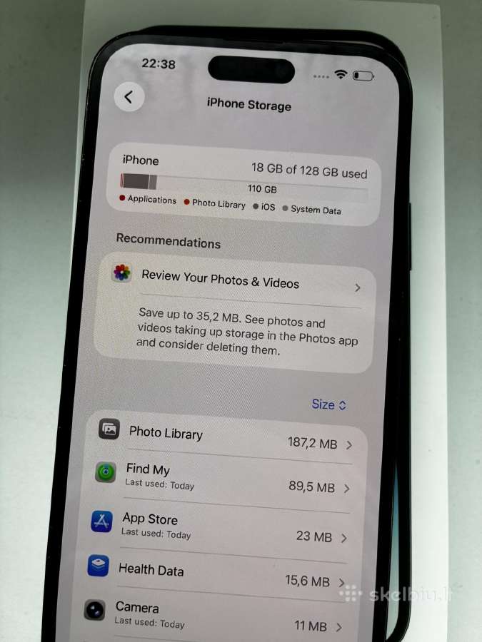 iPhone 14 Pro Max 128gb - nuotraukos Nr. 8