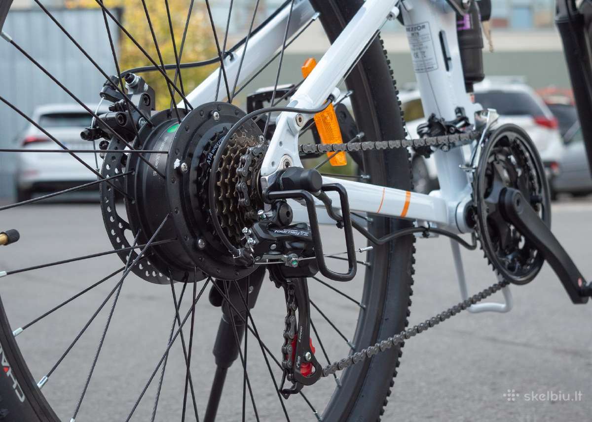Elektriniai Bezior M26 All-road 26" // 500w 48v - nuotraukos Nr. 9