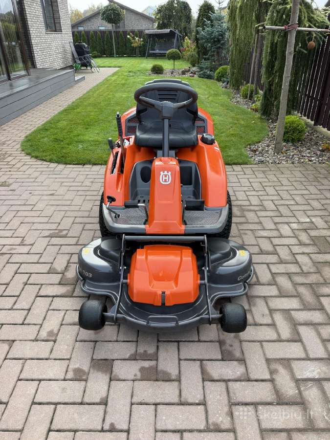 Sodo traktoriukas Husqvarna rider r214tc - nuotraukos Nr. 2