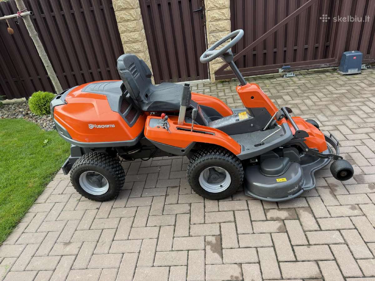 Sodo traktoriukas Husqvarna rider r214tc - nuotraukos Nr. 3
