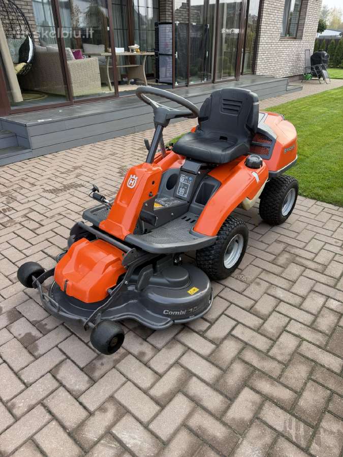 Sodo traktoriukas Husqvarna rider r214tc - nuotraukos Nr. 7