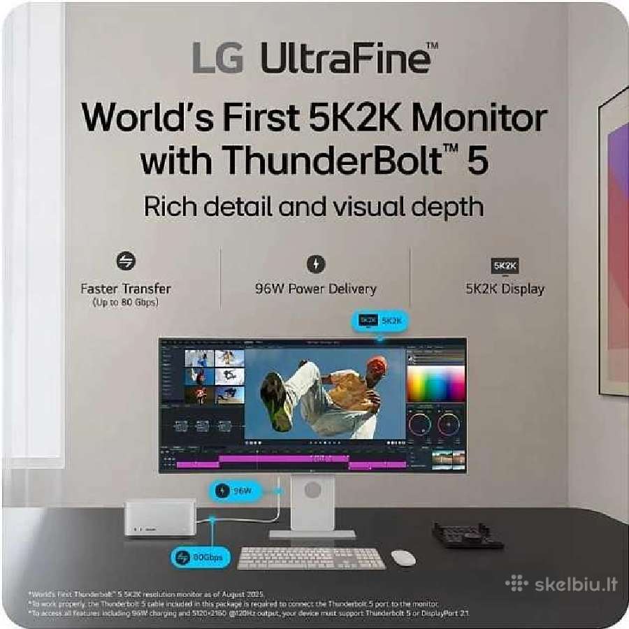 Monitorius LG Ultrafine 40u990a-w – 5k2k Nano - nuotraukos Nr. 14