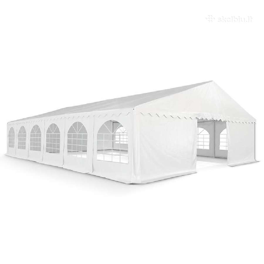 Pvc palapinė paviljonas Zeltpro 6x12, balta - nuotraukos Nr. 3