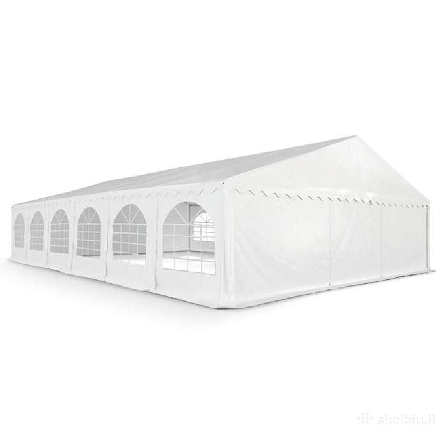 Pvc palapinė paviljonas Zeltpro 6x12, balta - nuotraukos Nr. 4