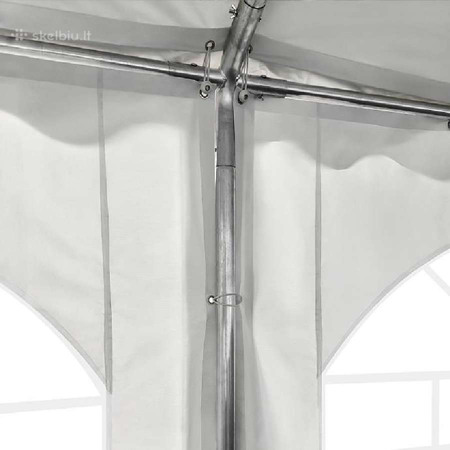Pvc palapinė paviljonas Zeltpro 6x12, balta - nuotraukos Nr. 9