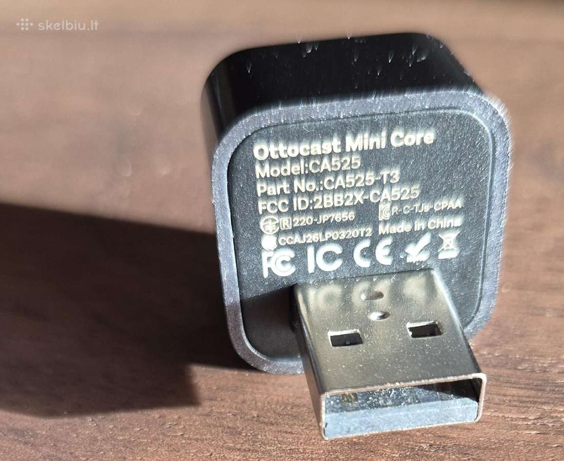 Wireless Android Auto Adapteris Ottocast Mini Core - nuotraukos Nr. 2