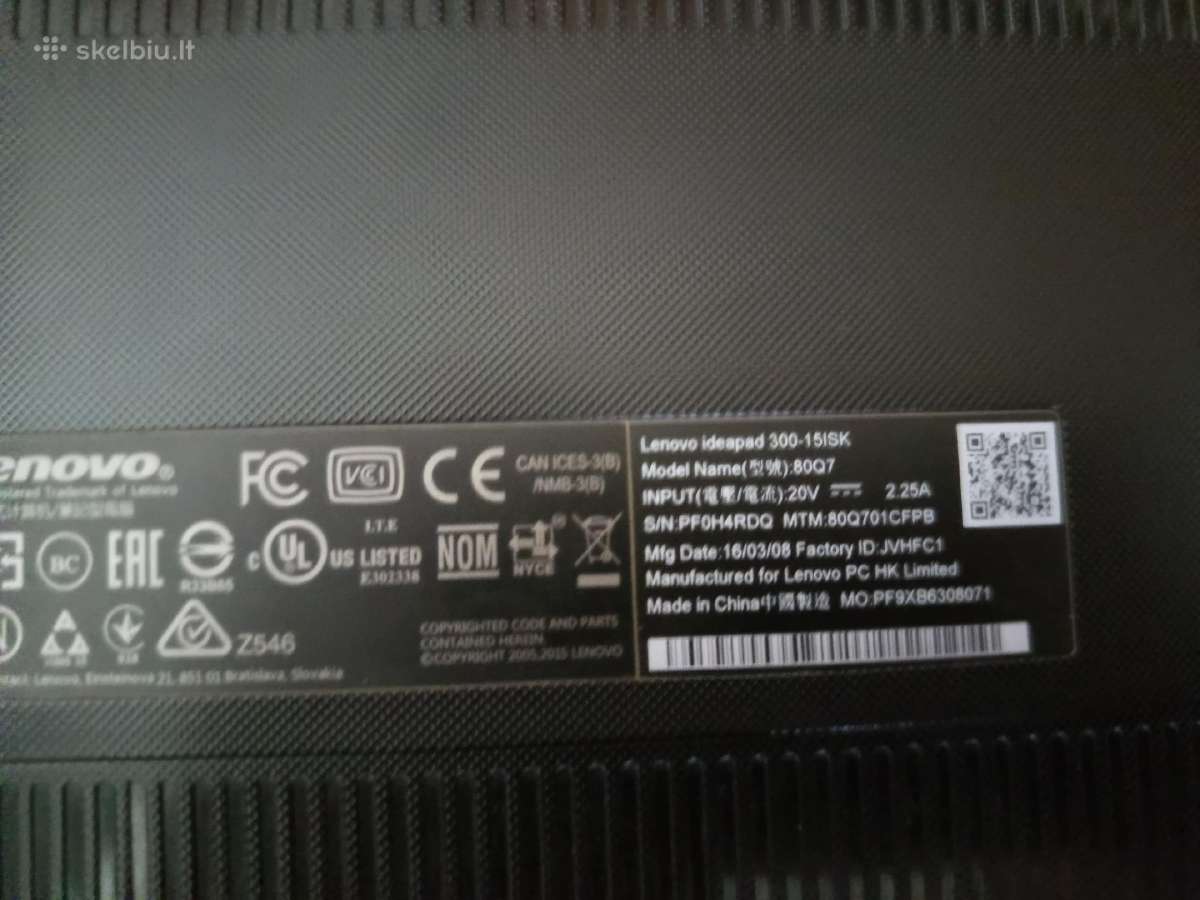 Lenovo ideapad 300 15isk - nuotraukos Nr. 4