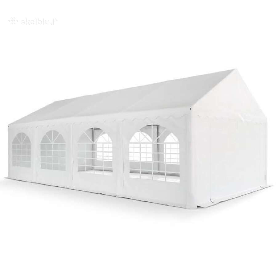 Pvc palapinė paviljonas Zeltpro 4x8, balta - nuotraukos Nr. 3