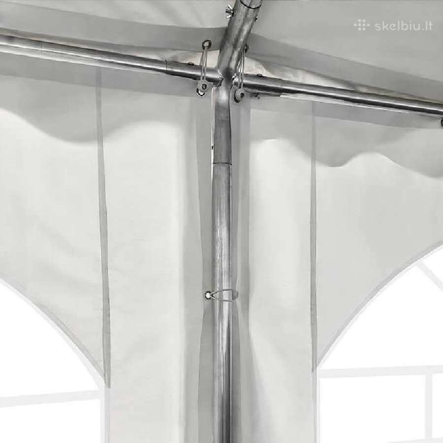 Pvc palapinė paviljonas Zeltpro 4x8, balta - nuotraukos Nr. 5