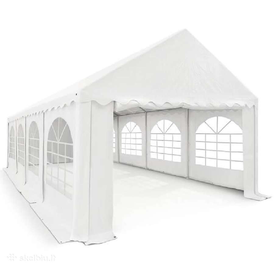 Pvc palapinė paviljonas Zeltpro 4x8, balta - nuotraukos Nr. 8