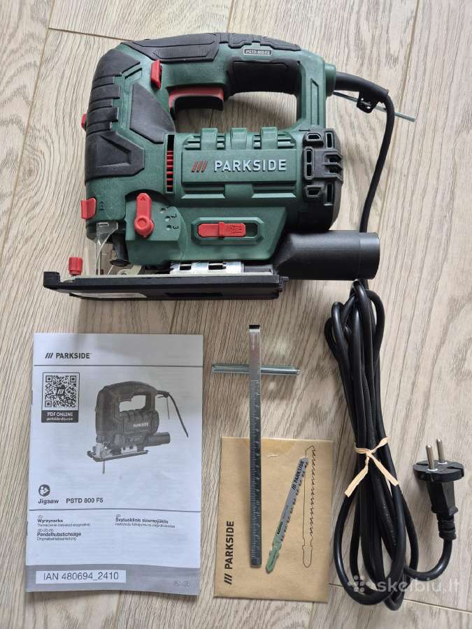 Siaurapjūklis Parkside Pstd 800 F5 - nuotraukos Nr. 2