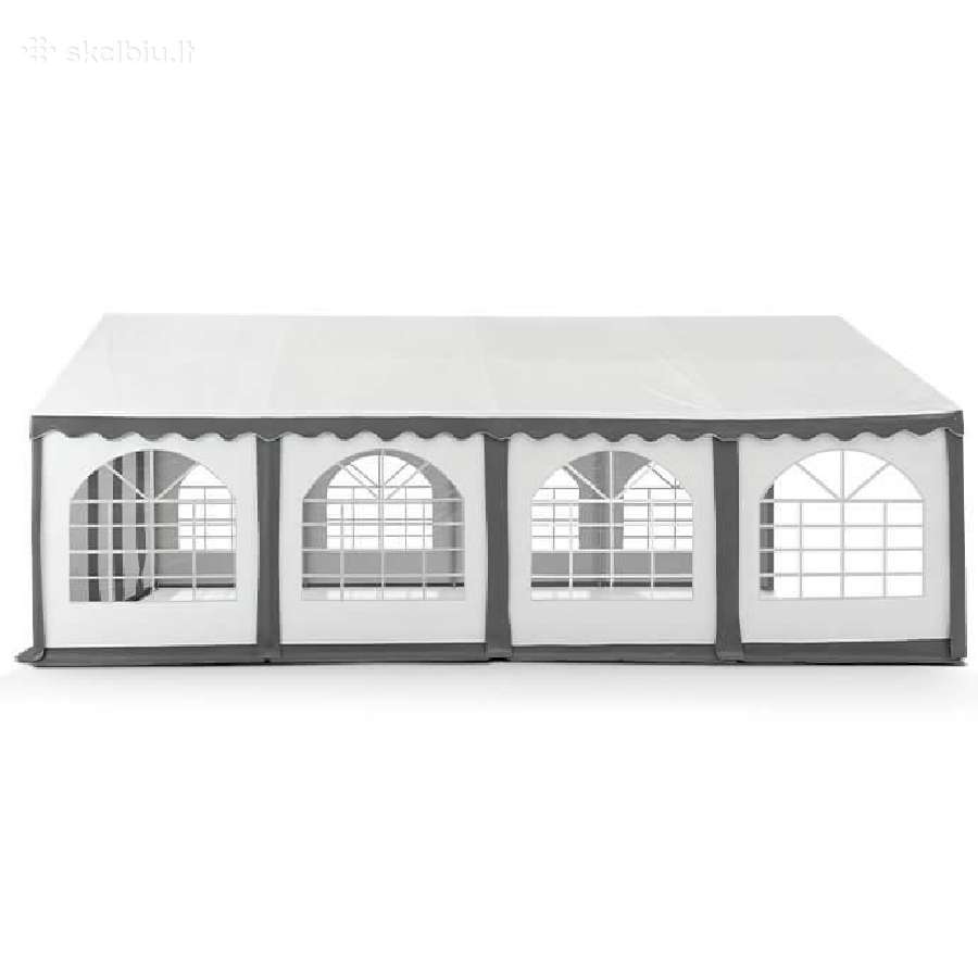 Pvc palapinė paviljonas Zeltpro 4x8, balta/pilka - nuotraukos Nr. 3