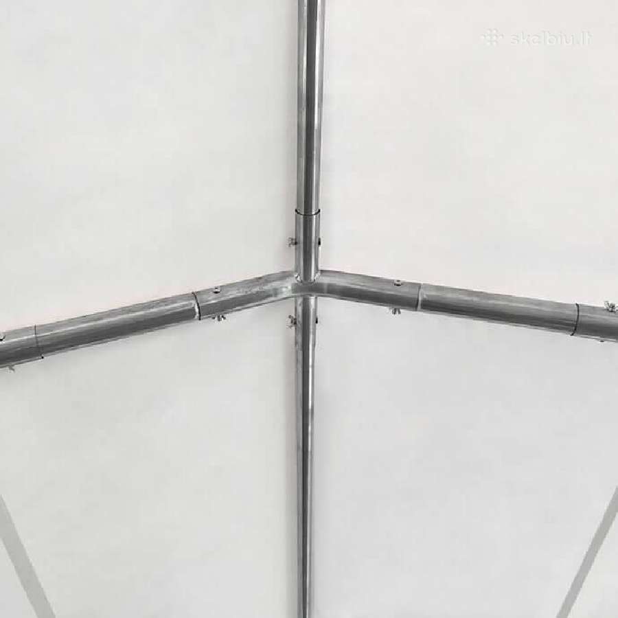 Pvc palapinė paviljonas Zeltpro 4x8, balta/pilka - nuotraukos Nr. 10