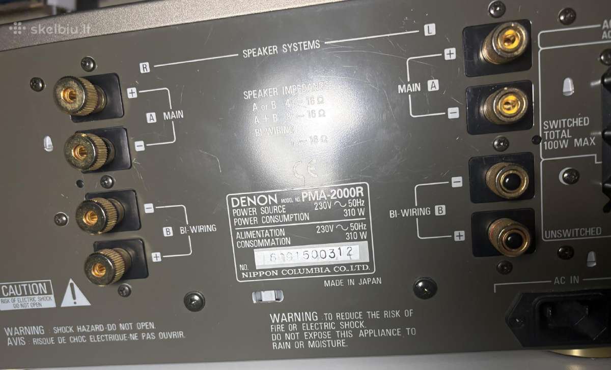Parduodu Denon pma2000r - nuotraukos Nr. 6