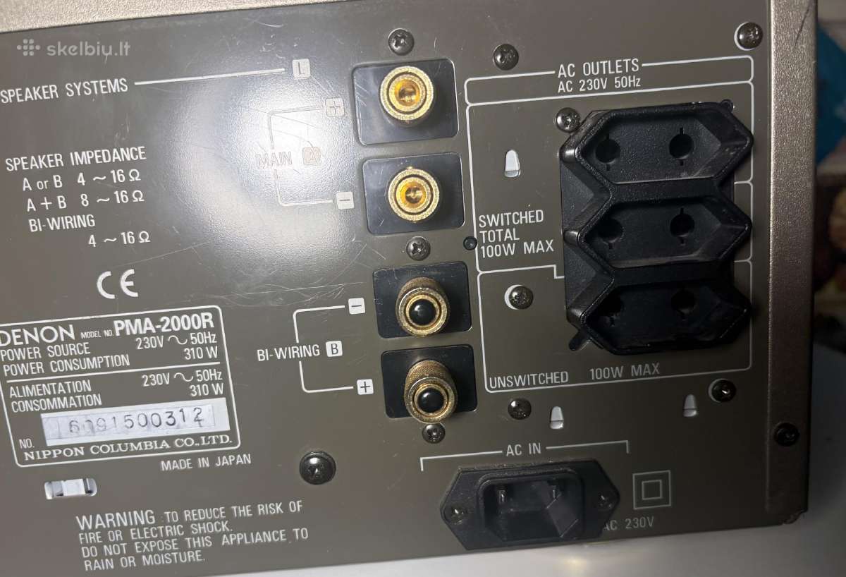 Parduodu Denon pma2000r - nuotraukos Nr. 7