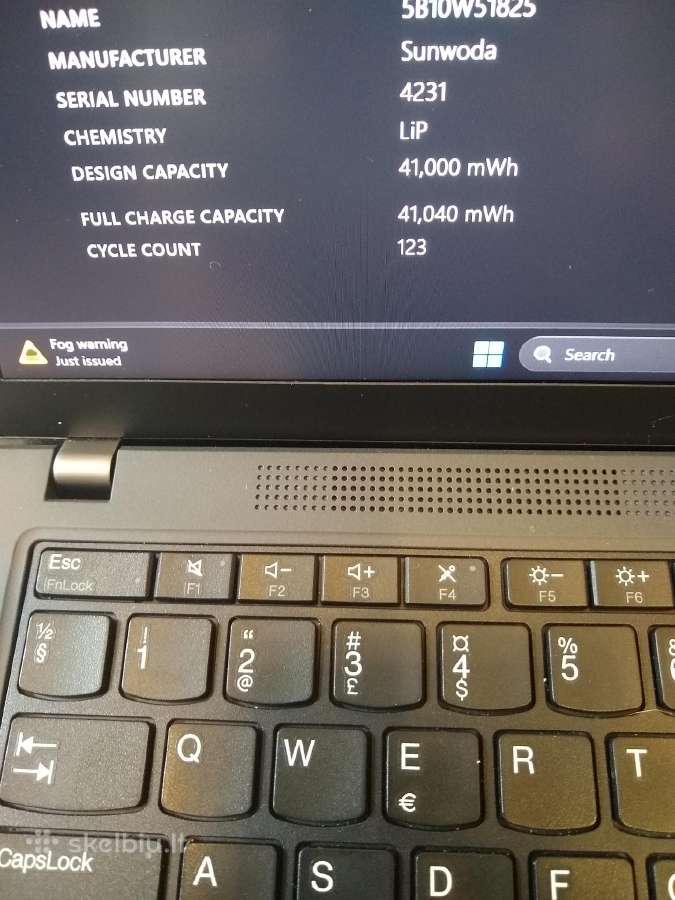 X13 Ryzen 5450u/16/512 - nuotraukos Nr. 2