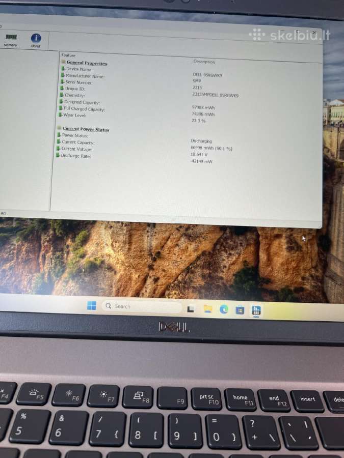 Dell Precision 3571 i7 Rtx Ada - nuotraukos Nr. 8